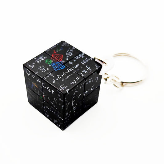 2×2 – Cube Puzzle Porte-clés – E=MC² – Collection Science