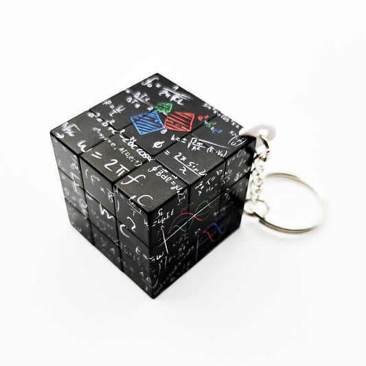 3×3 – Cube Puzzle Porte-clés – E=MC² – Collection Science