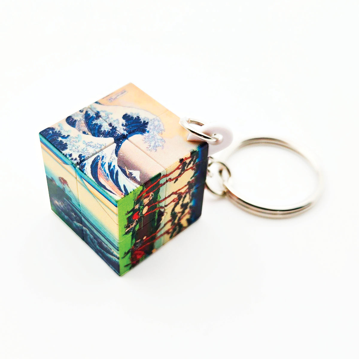 2×2 – Cube Puzzle Porte-clés – Hokusai – Collection Art