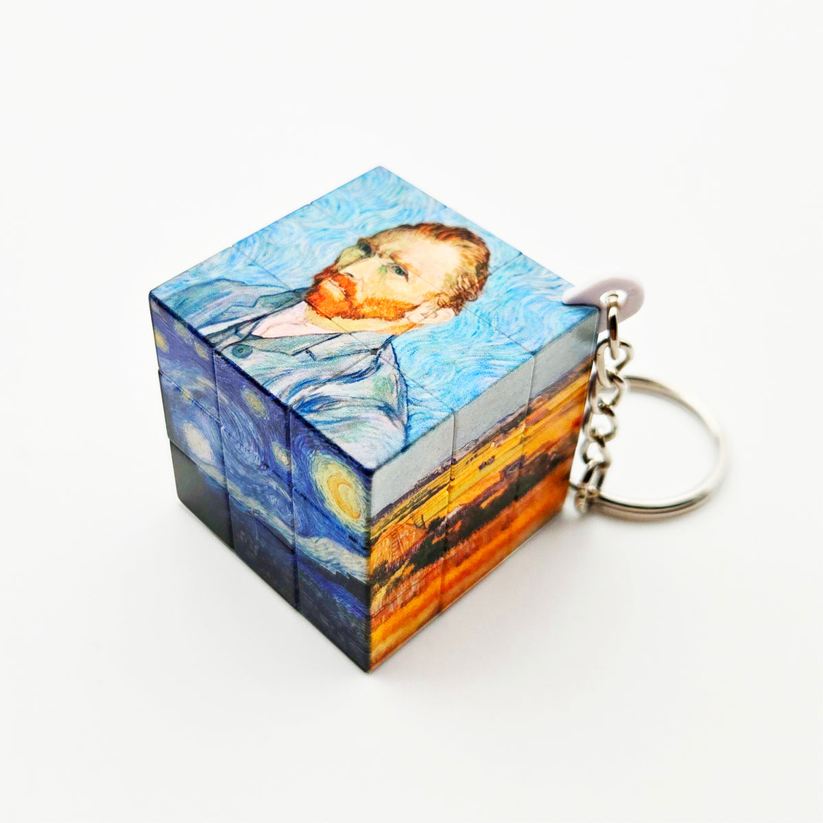 3×3 – Cube Puzzle Porte-clés – Van Gogh – Collection Art