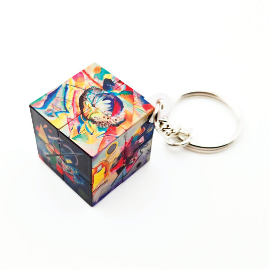 2×2 – Cube Puzzle Porte-clés – Kandinsky – Collection Art