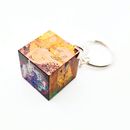 2×2 – Cube Puzzle Porte-clés – Klimt – Collection Art