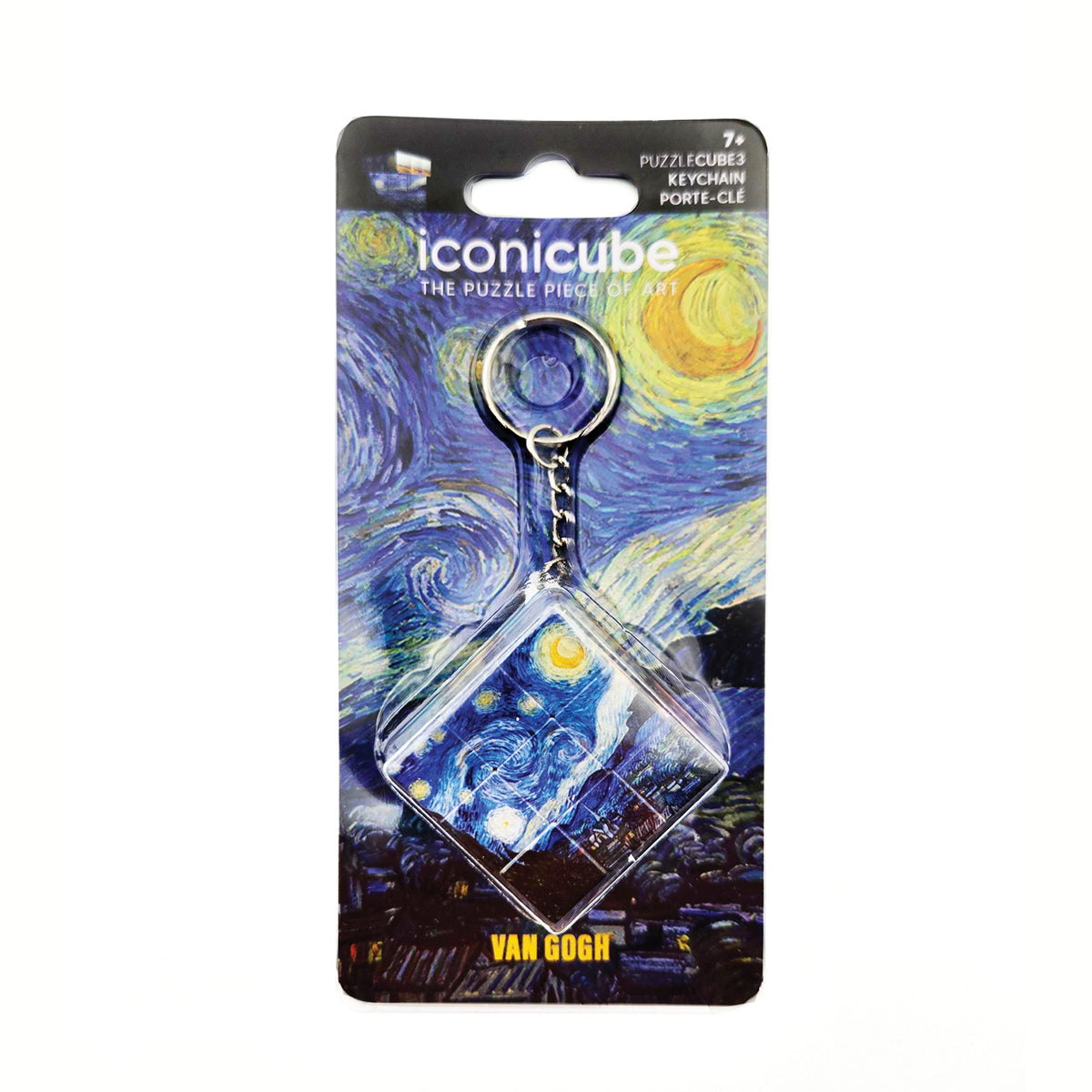 3×3 – Cube Puzzle Porte-clés – Van Gogh – Collection Art