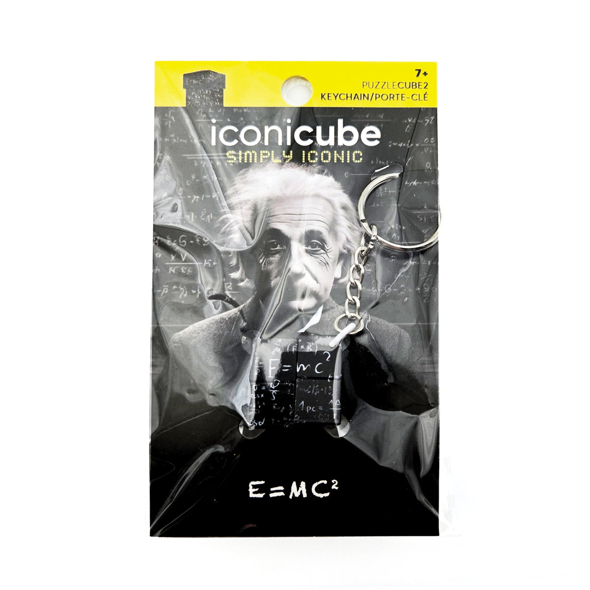 2×2 – Cube Puzzle Porte-clés – E=MC² – Collection Science