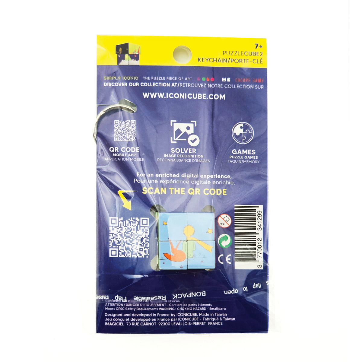 2×2 – Cube Puzzle Porte-clés – Le Petit Prince – Collection Littérature