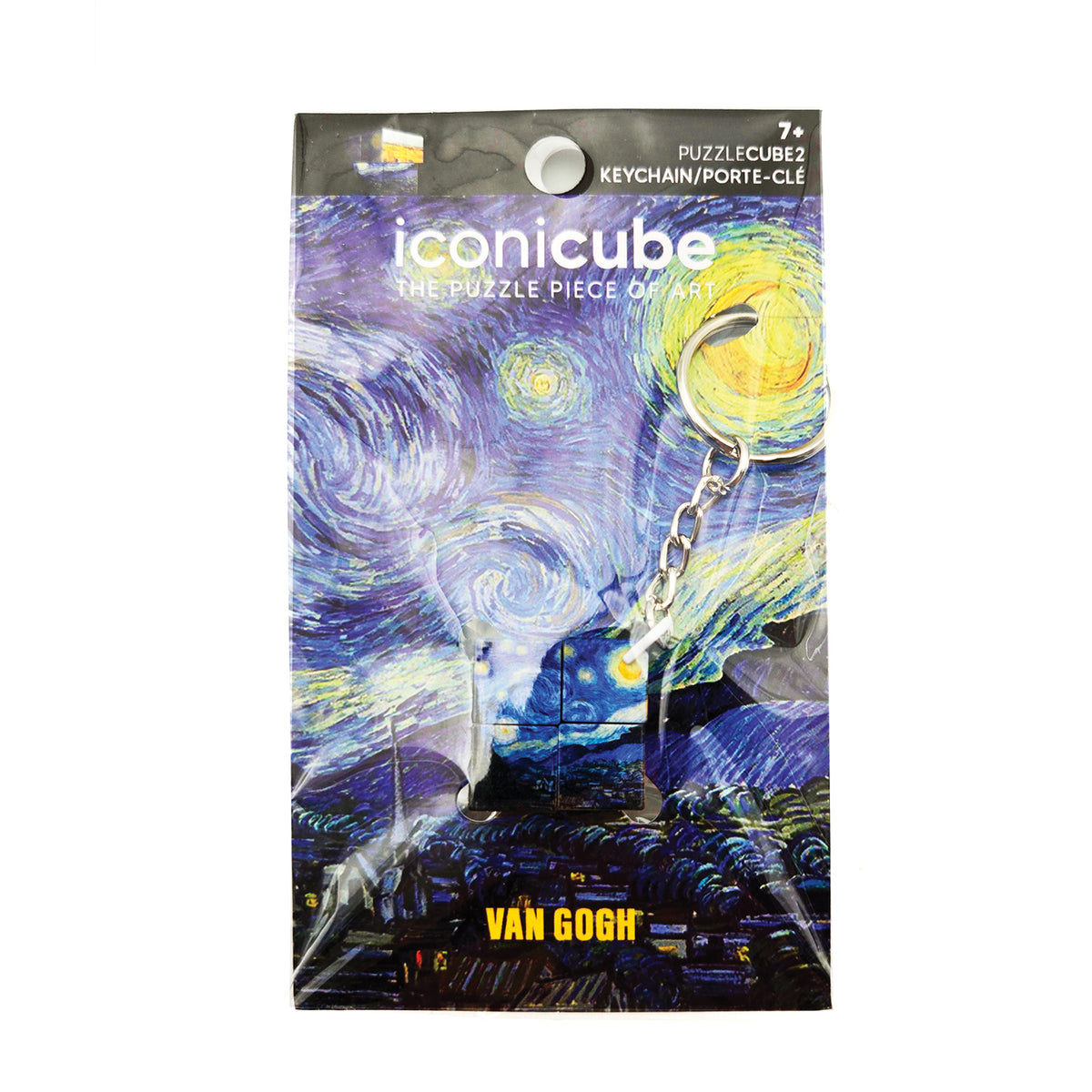 2×2 – Cube Puzzle Porte-clés – Van Gogh – Collection Art