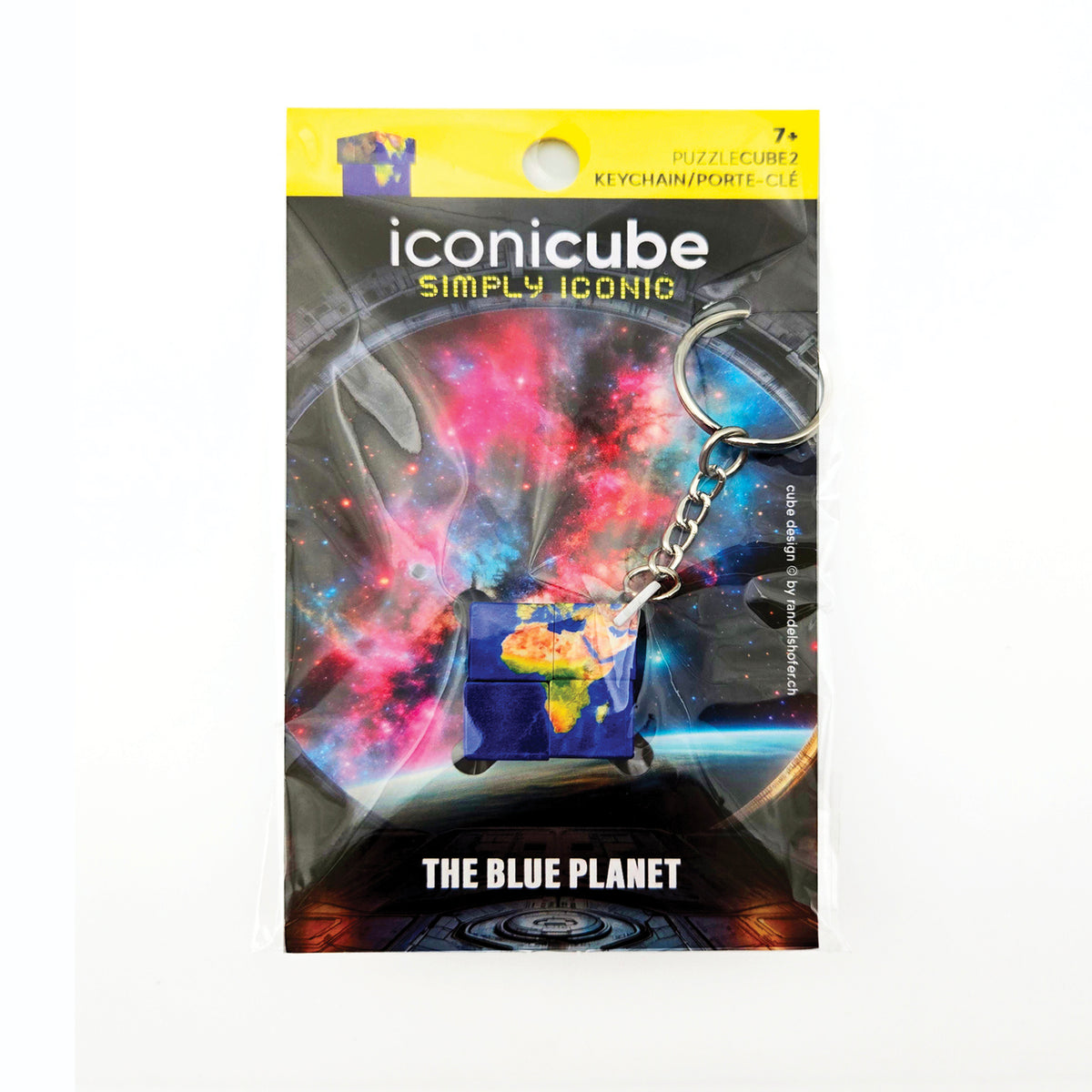 2×2 – Cube Puzzle Porte-clés – The Blue Planet – Collection Science