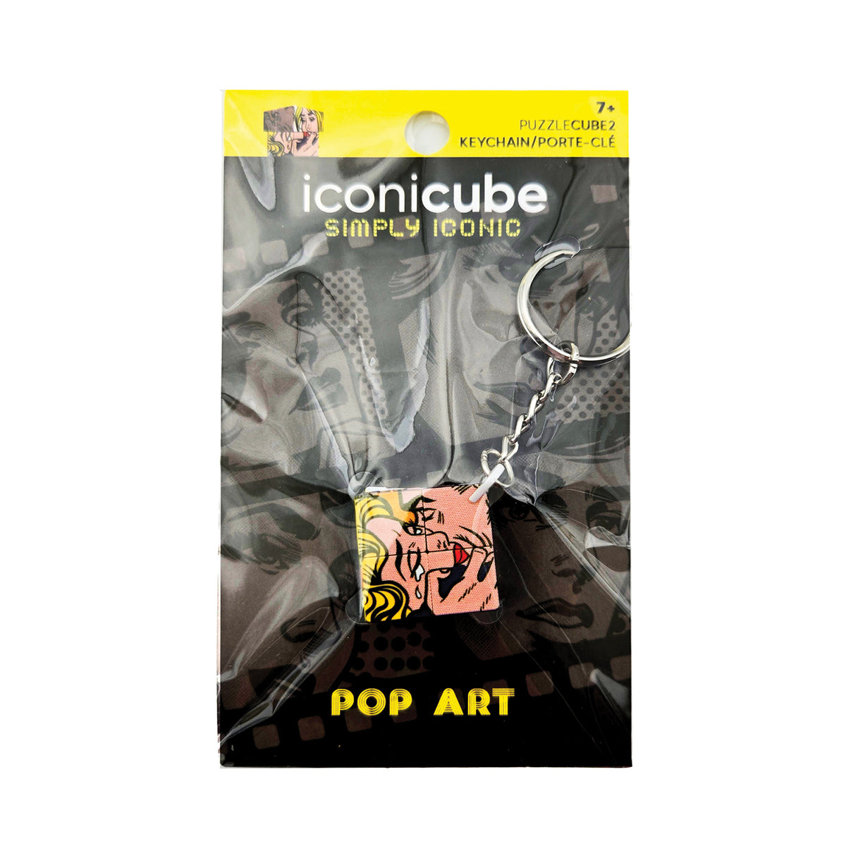 2×2 – Cube Puzzle Porte-clés – Pop Art – Collection Iconique
