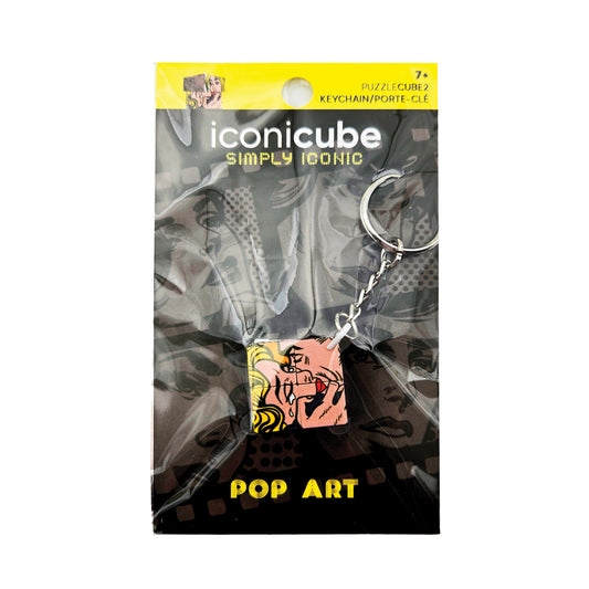 2×2 – Cube Puzzle Porte-clés – Pop Art – Collection Iconique