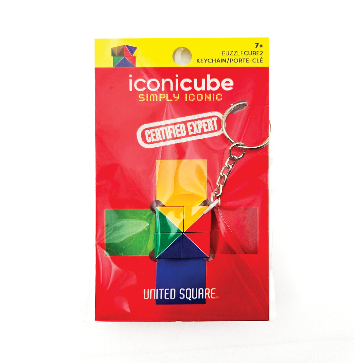 2×2 – Cube Puzzle Porte-clés – United Square – Collection Expert